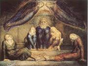 William Blake Count Ugolino and his sons in prision painting
